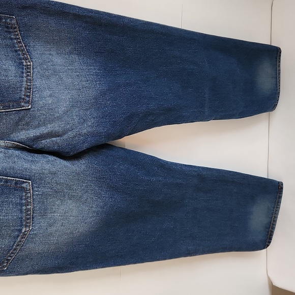 Mossimo Suppy Co Men's Slim Straight Blue Denim Jeans - Picture 6 of 11